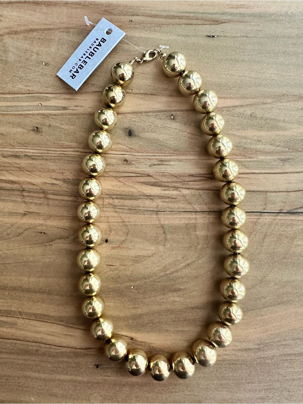 Baublebar Mini Jane Beaded Necklace - Gold